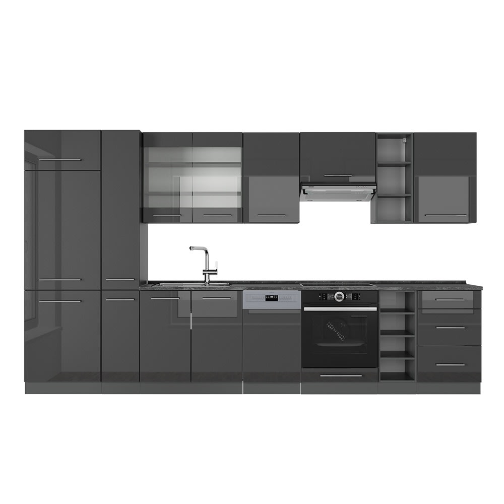 Cuisine , pt anthracite - haute