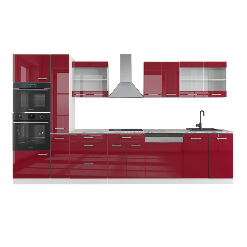 Cuisine avec armoire - marbre