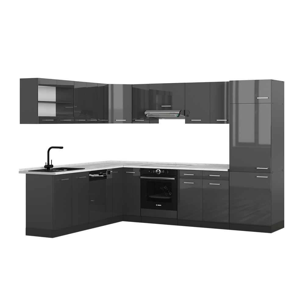 Cuisine en angle pt marbre