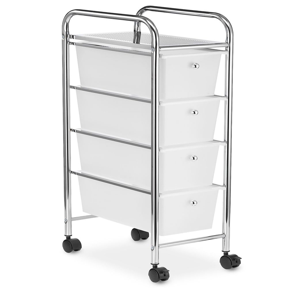 Badrollwagen mit 4 Schubladen, transparent - Maisons Du Monde