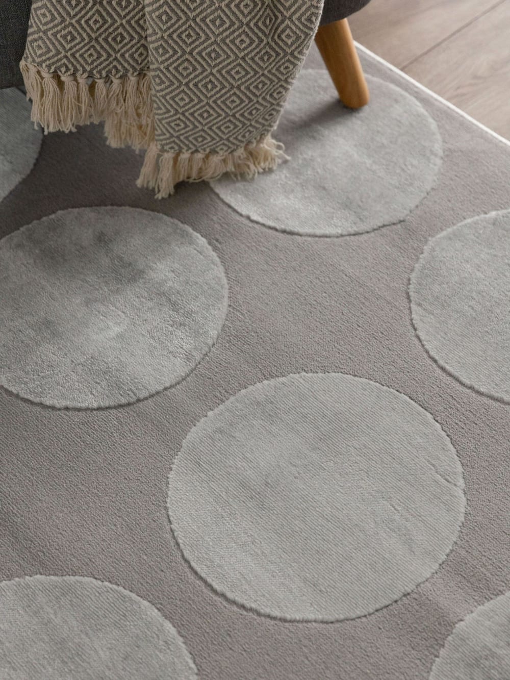 Tapis gris 120x170 — vue 4
