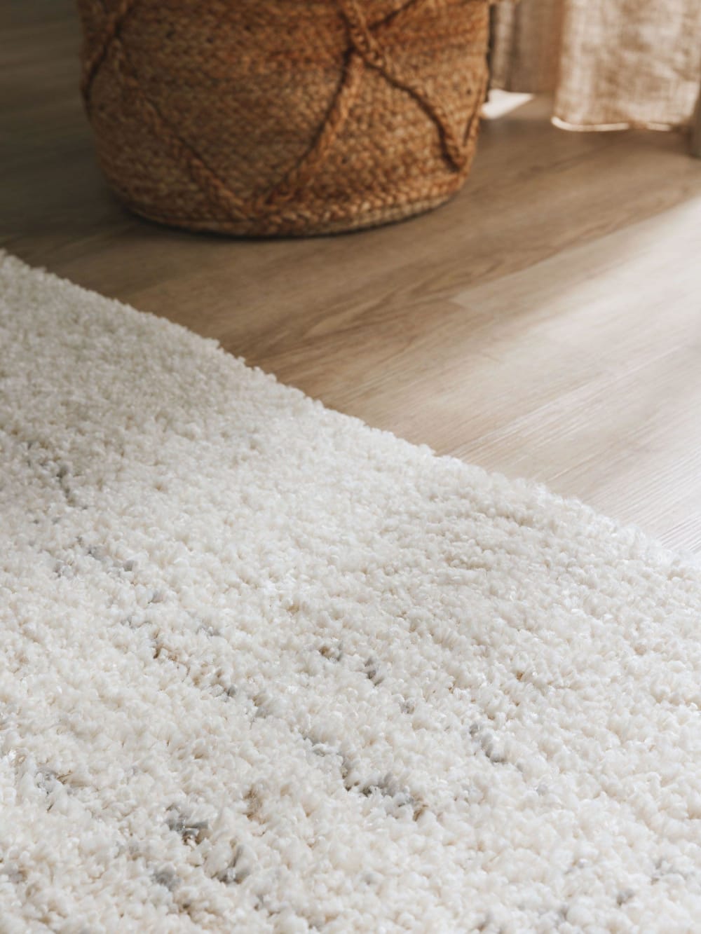 Tapis à poils longs crème/beige 160x230 — vue 4