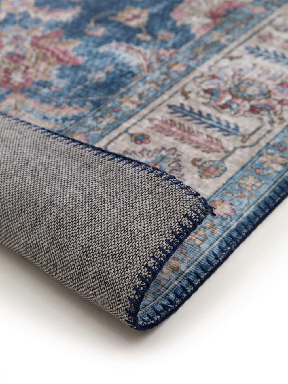 Tapis bleu 160x230 — vue 4