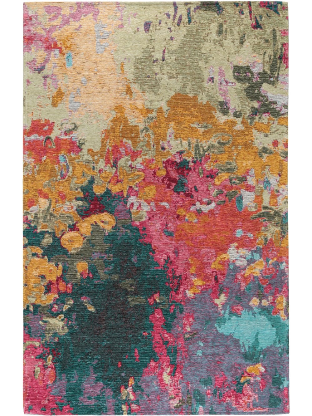 Tapis tissé à plat multicouleur 75x165 Tapis tissé à plat multicouleur 75x165