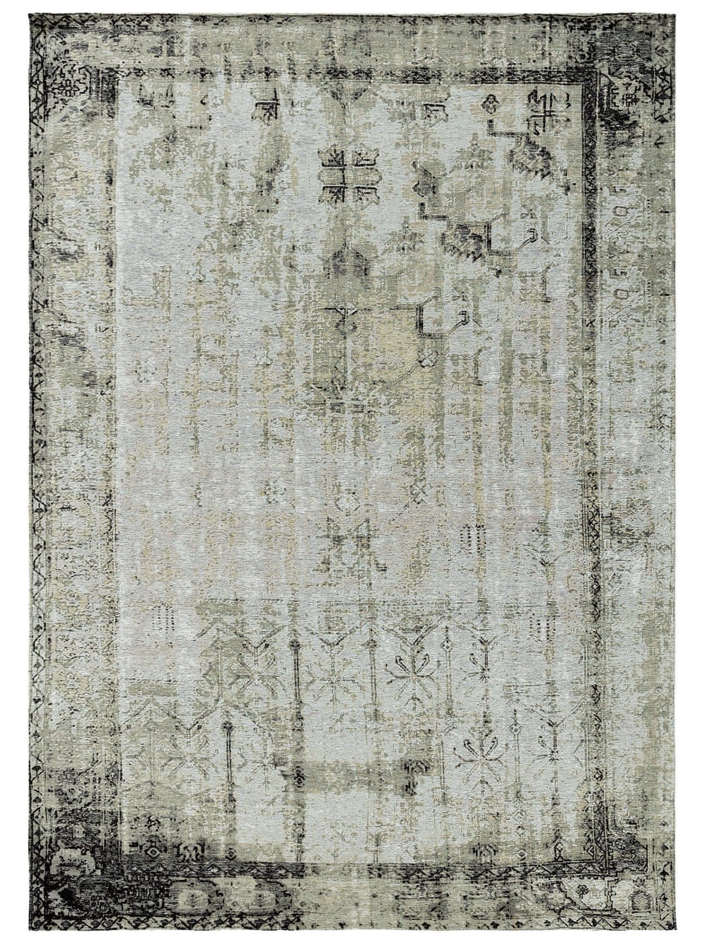 Tapis tissé à plat