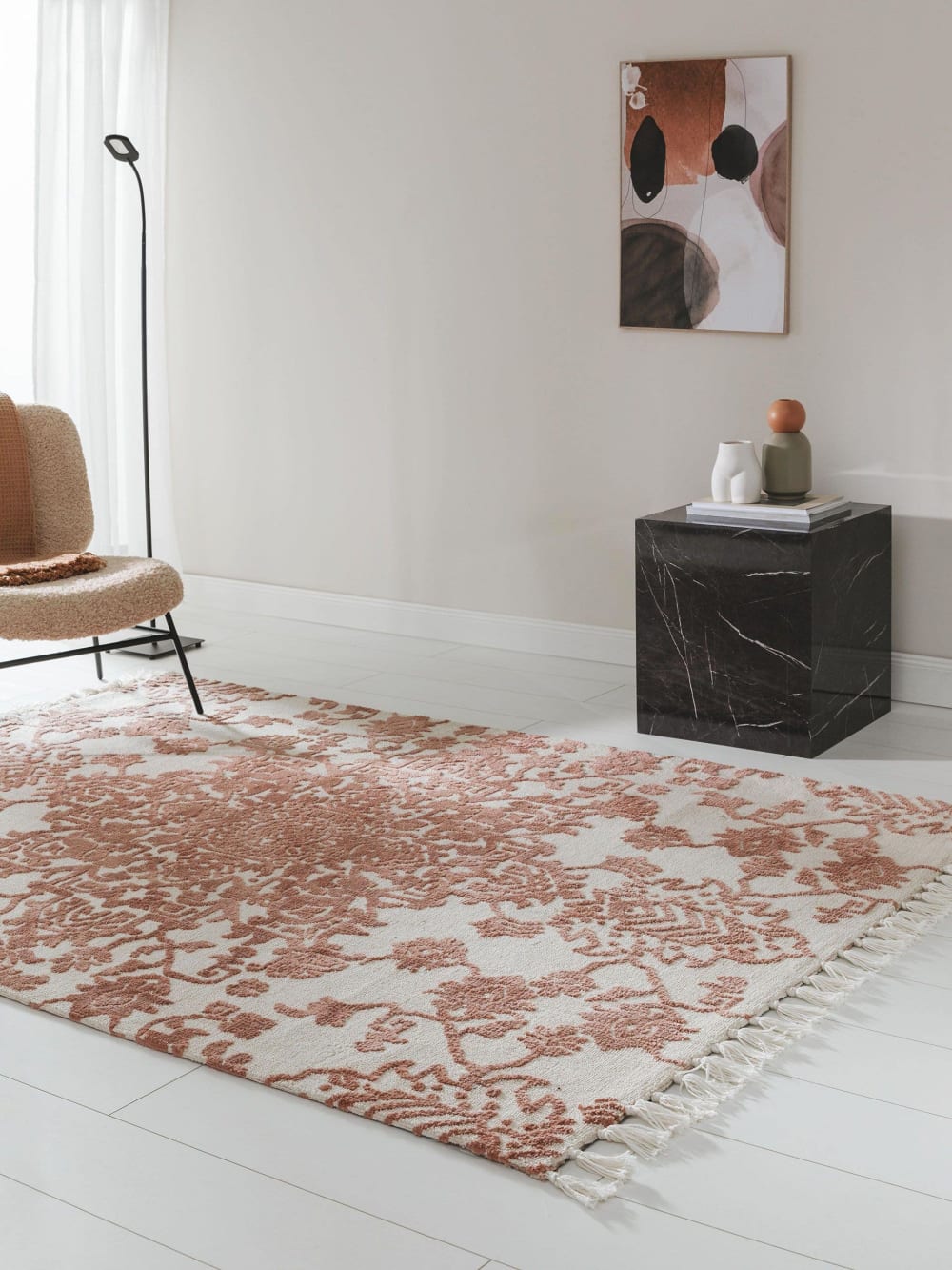 Tapis terracotta 120x170 — vue 3
