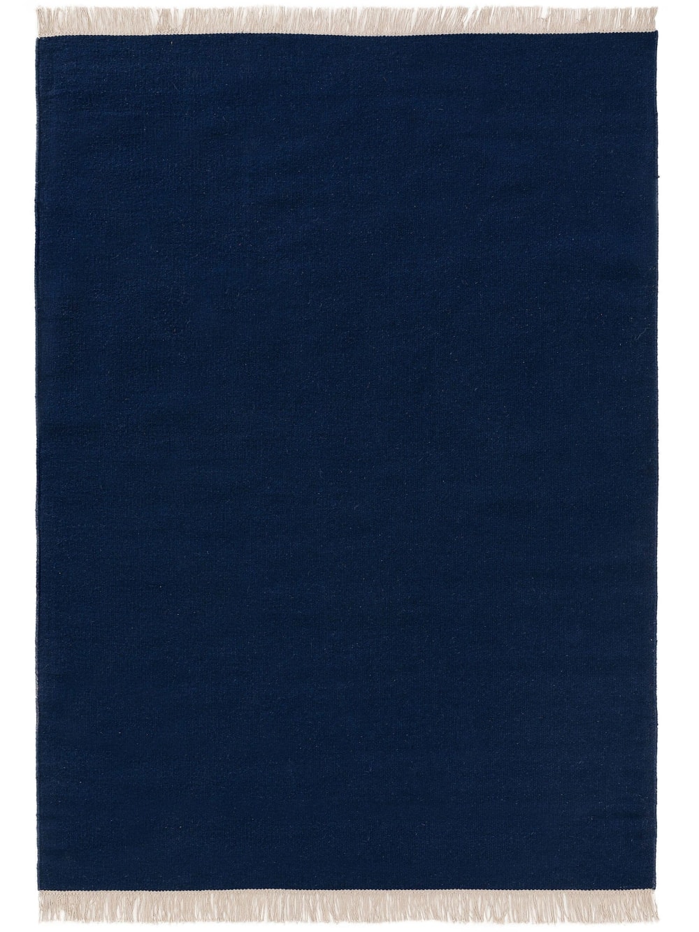 Tapis de laine bleu foncé 120x170