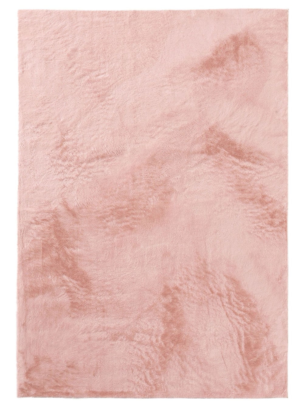 Tapis fausse fourrure rose 60x120