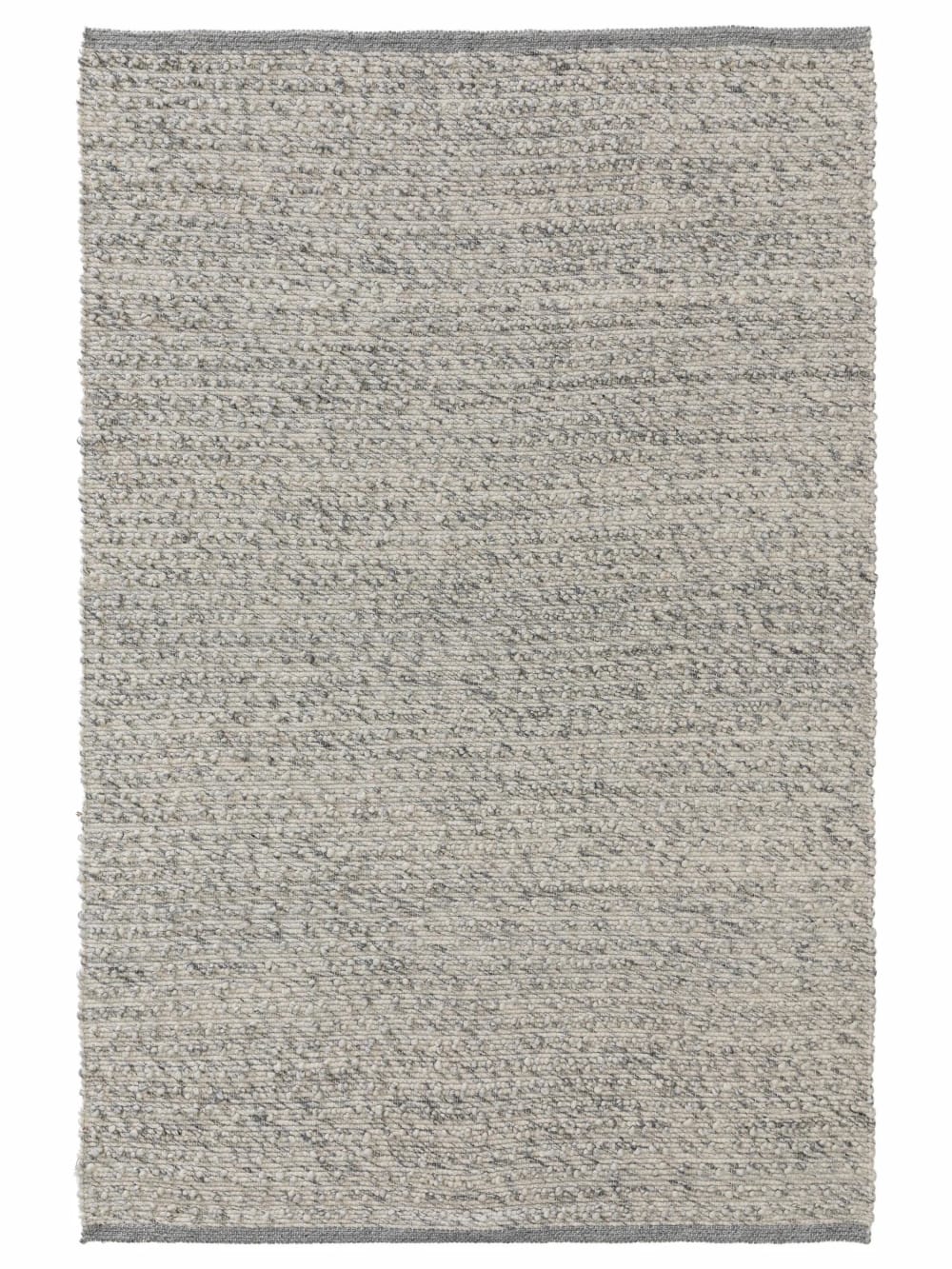 Benuta Wollteppich grau 200x300 style modern - Wolle