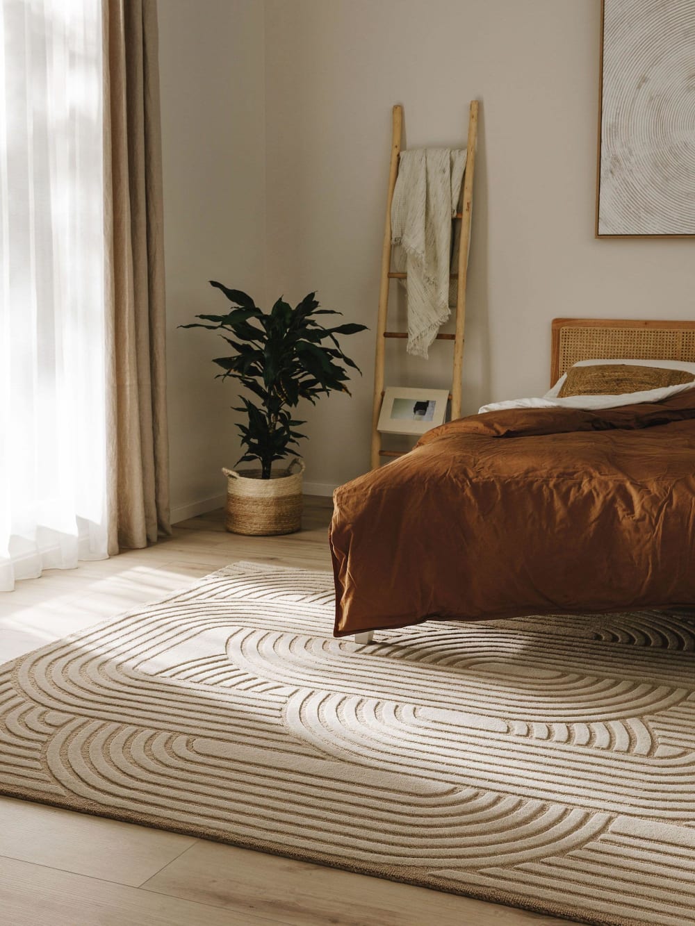 Wollteppich beige 160x230 - Maisons Du Monde