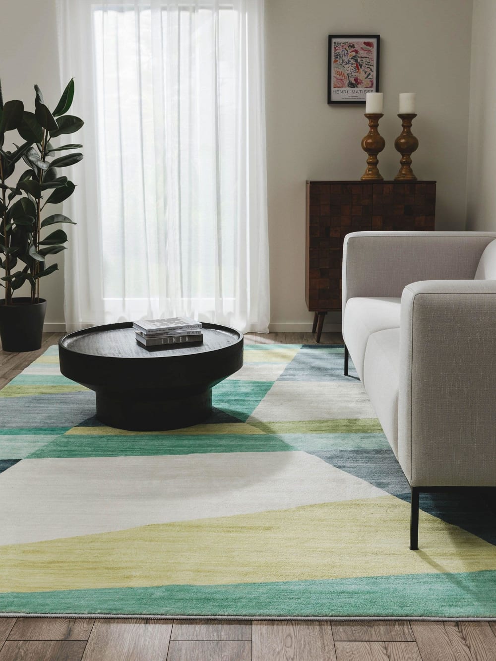 Tapis multicouleur 200x300 — vue 3