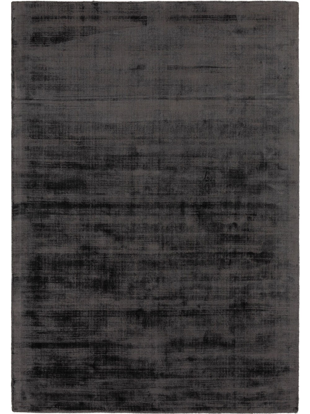 Tapis en viscose gris foncé 120x170