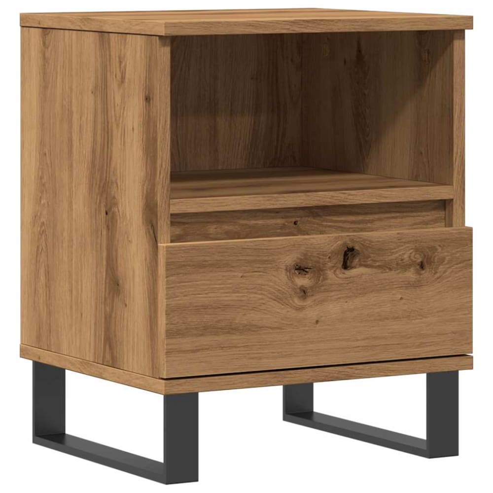 Table de chevet bois transformé acajou marron 40 x 35 x 50 cm Table de chevet bois transformé acajou marron 40 x 35 x 50 cm