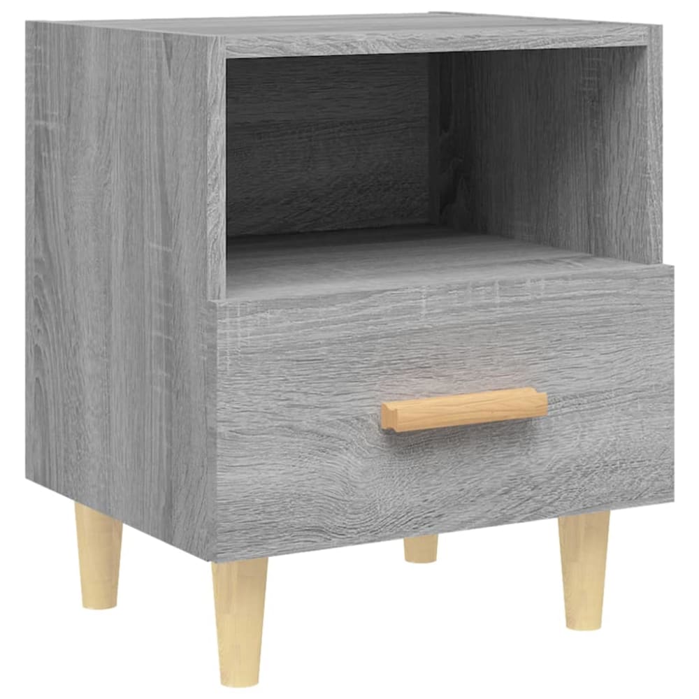 Table de chevet  gris  40 x 35 x 47 cm