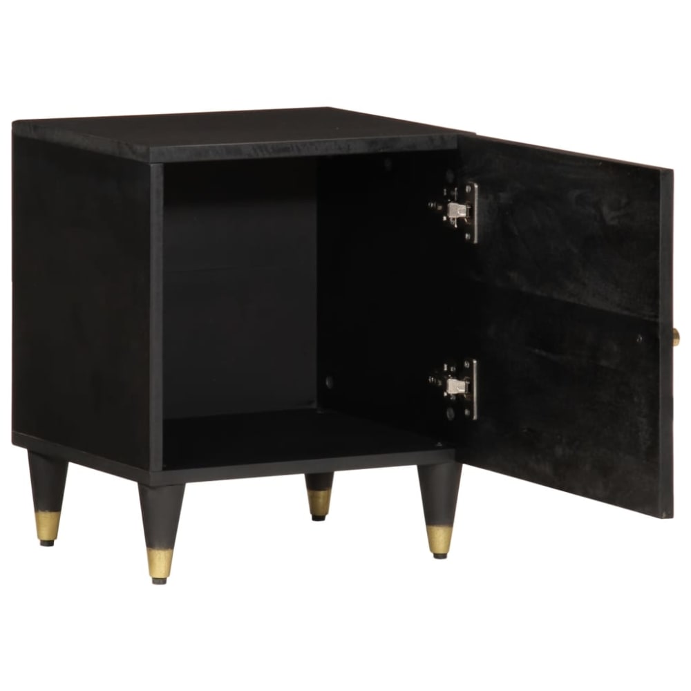 Table de chevet  noir  40 x 33 x 46 cm