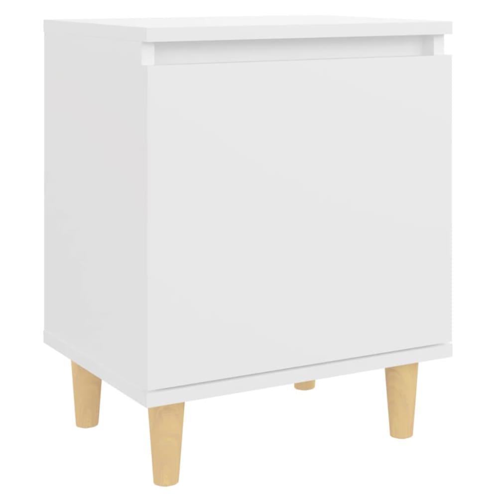 Table de chevet  blanc  40 x 30 x 50 cm