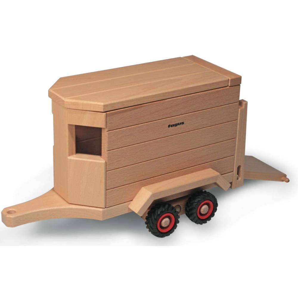 Fagus Pferdeanhänger BEIGE HOLZ Kinder