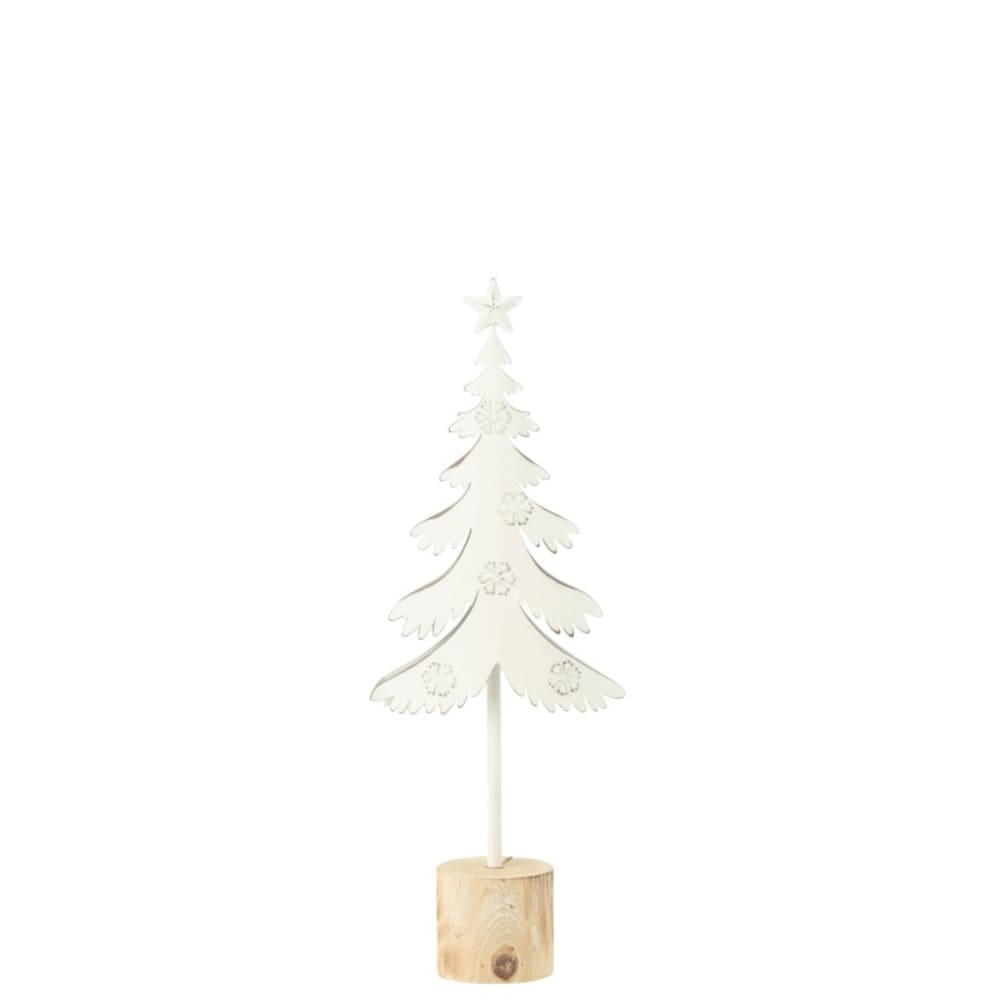 Árbol de navidad de metal blanco 15*6.5*40 cm