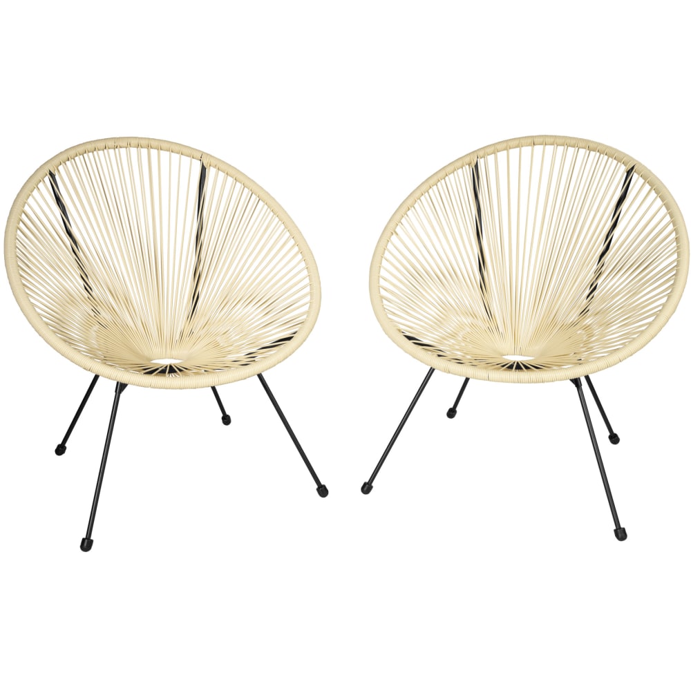 Lot 2 chaises jardin - pliantes
