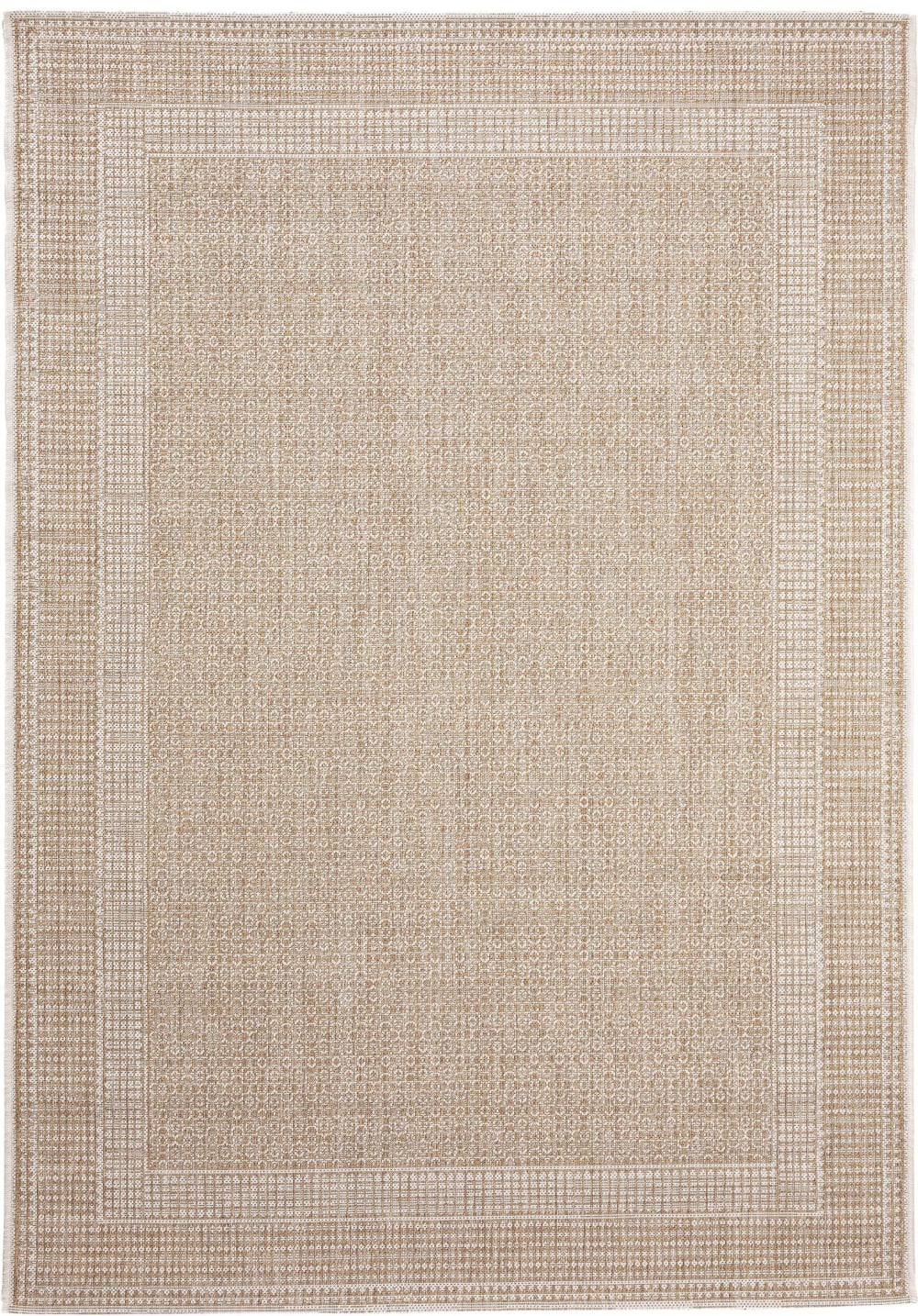 Benuta In- & Outdoor-Teppich cream/beige 160x230 style modern - Pvc - Polyvinlychlorid