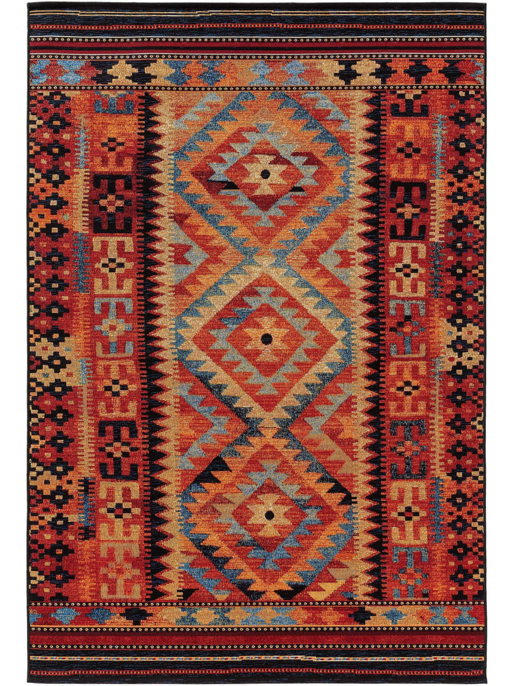 Tapis d'extérieur & intérieur multicouleur 120x180