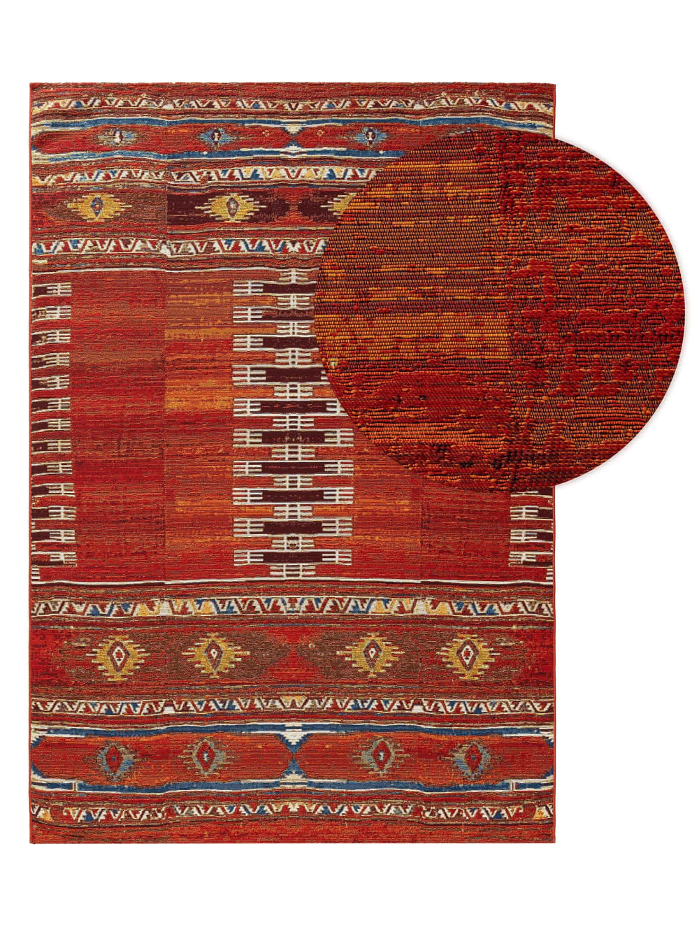 Tapis d'extérieur & intérieur multicouleur 120x180