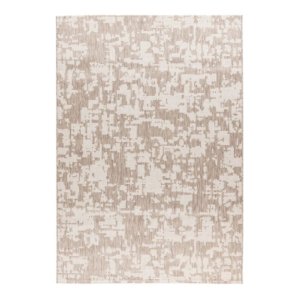 Tapis  design en polypropylène taupe 120x170