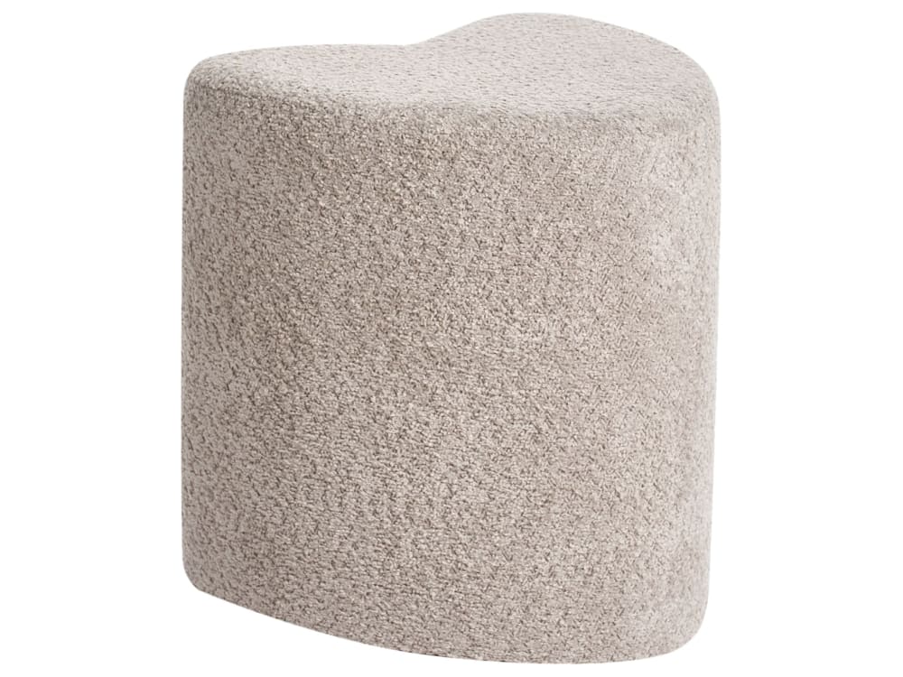 pouf en tissu marron