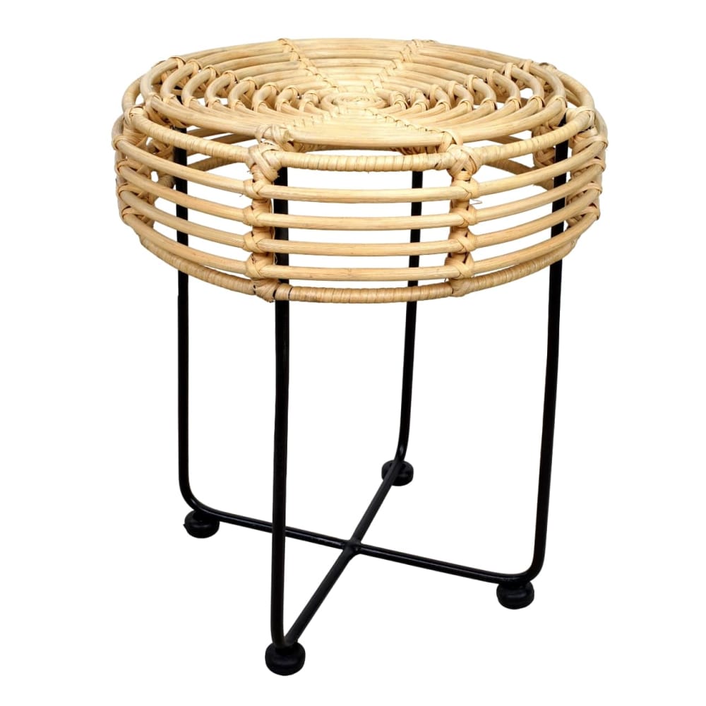 Table basse en rotin