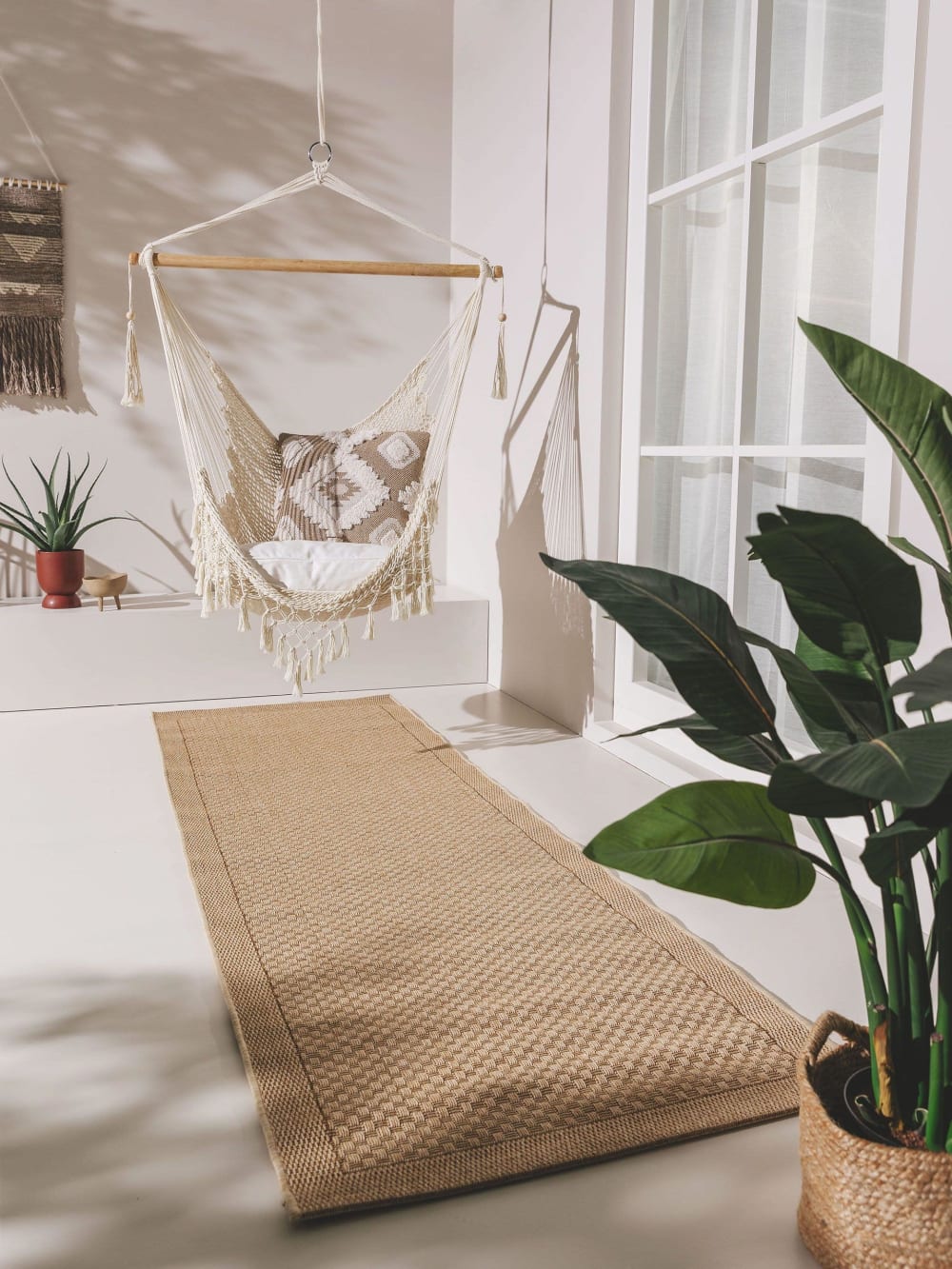 Tapis de couloir extérieur & intérieur beige 80x240 — vue 3