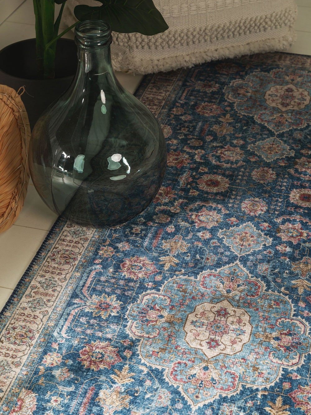 Tapis de couloir bleu 80x240 — vue 4