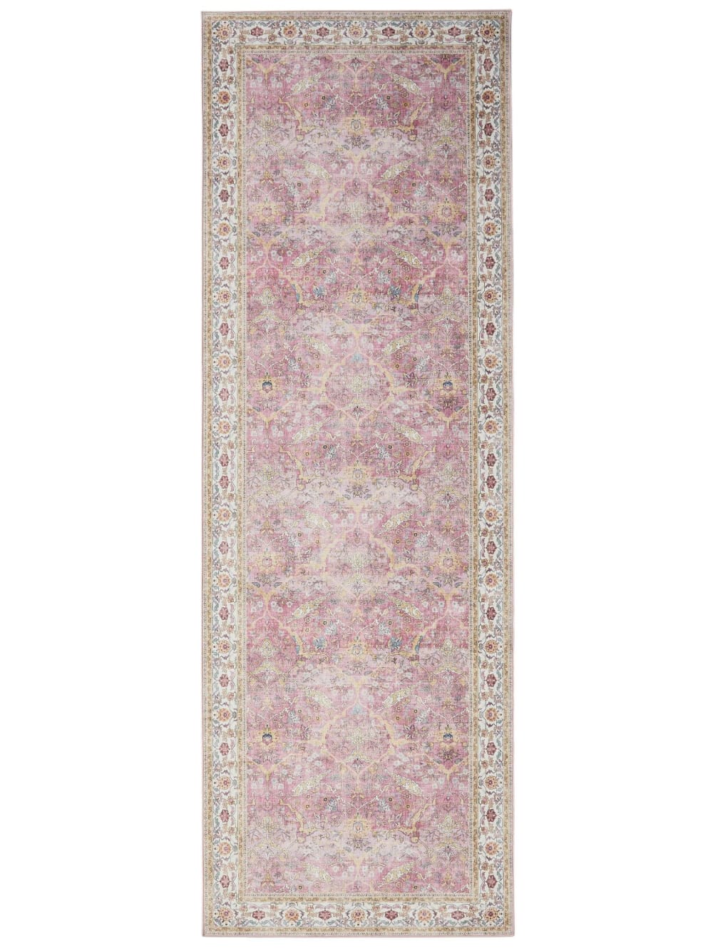 Benuta Läufer rosa 80x240 style vintage - Pvc - Polyvinlychlorid