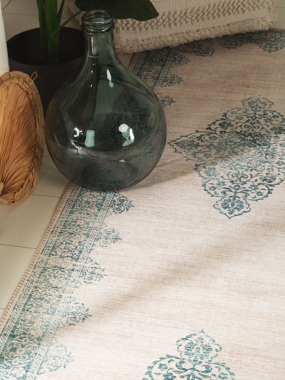 Tapis de couloir turquoise 80x240 — vue 4