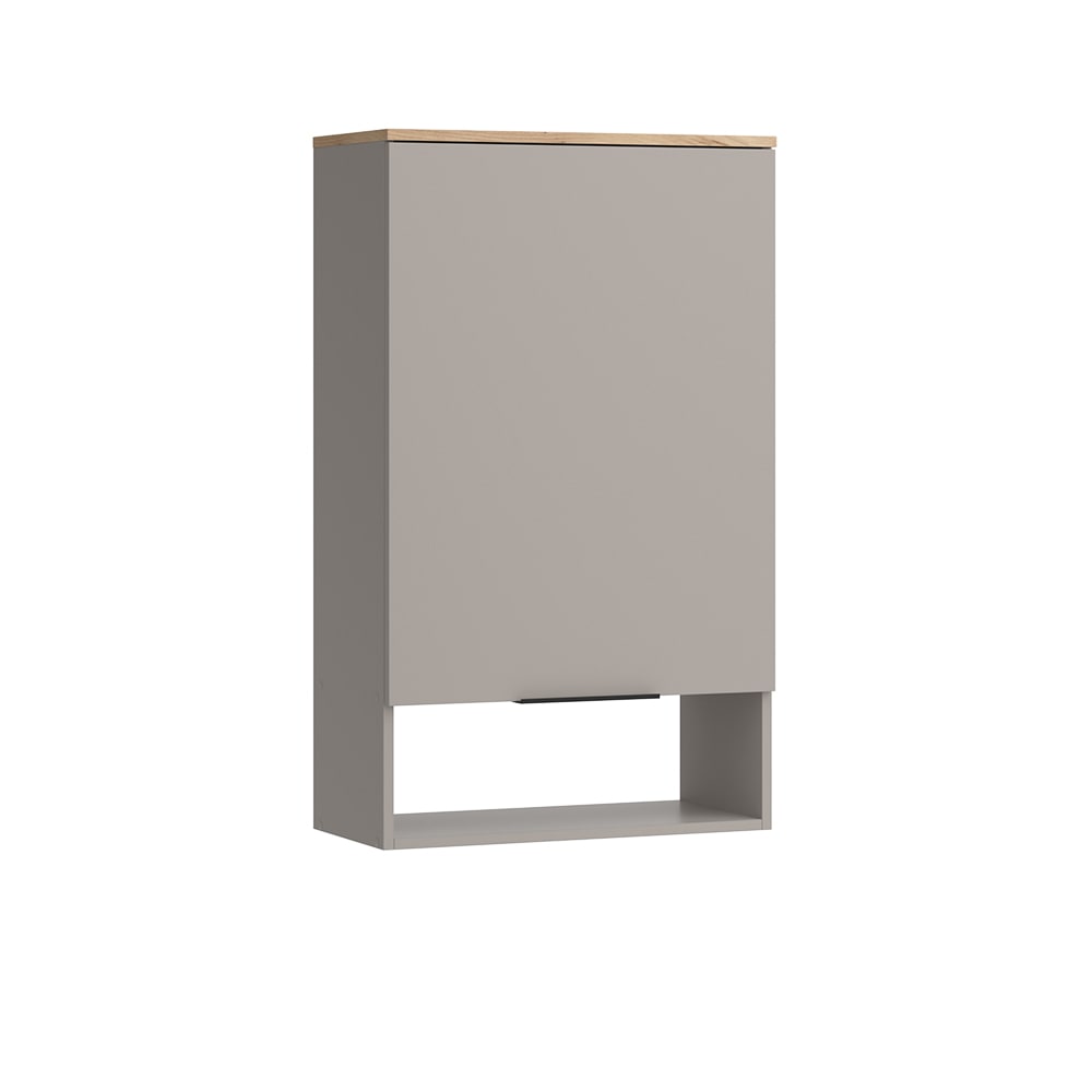 Vicco Hängeschrank mit Tür Greige 60x100cm style modern Grau Spanplatte