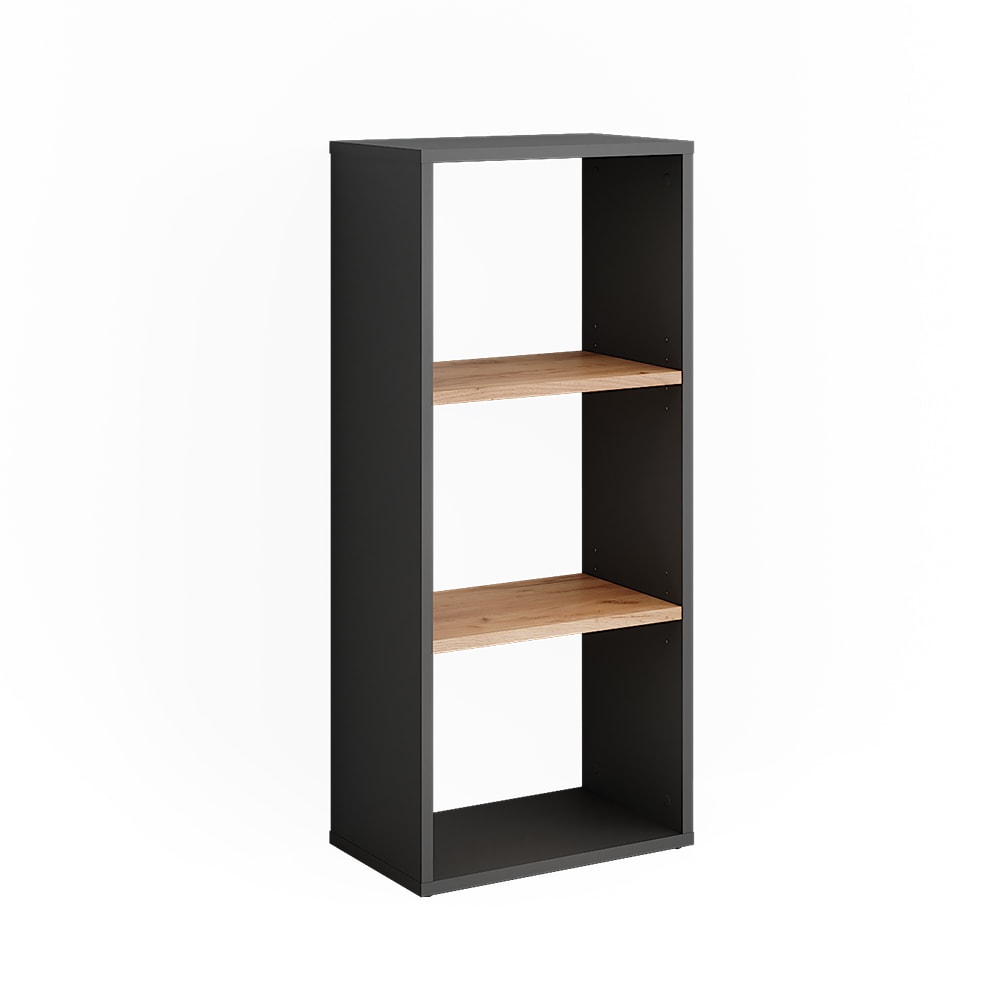 Armoire à chaussures  Anthracite/chêne doré 40x90.5cm