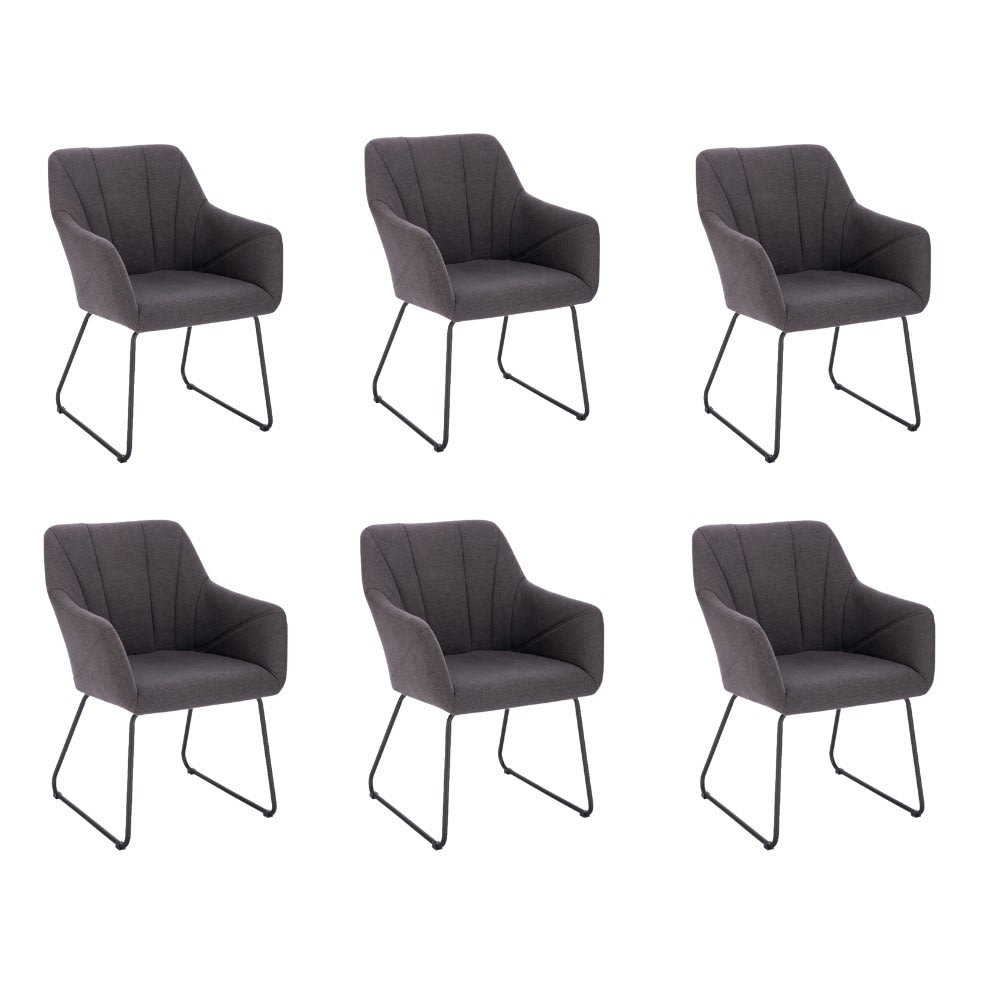 chaise de salle à manger - anthracite