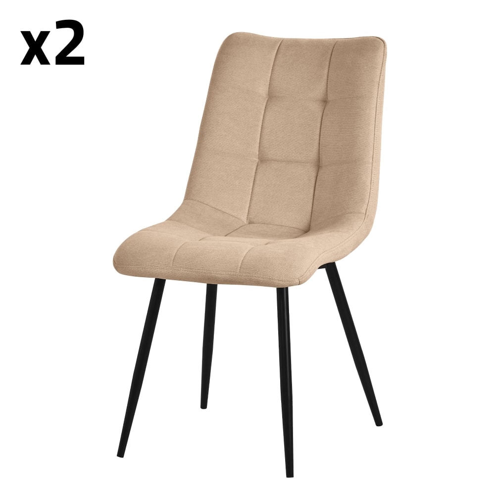 Lot de 2 chaises salle