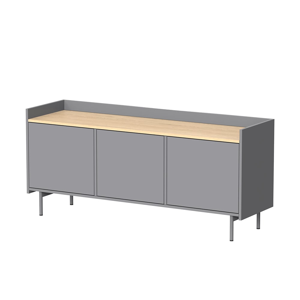 Meuble tv avec 3 portes
