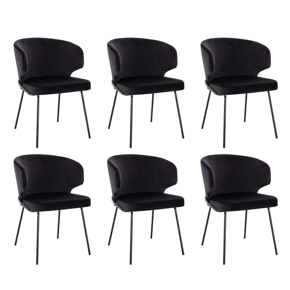 chaise de salle à manger - noir