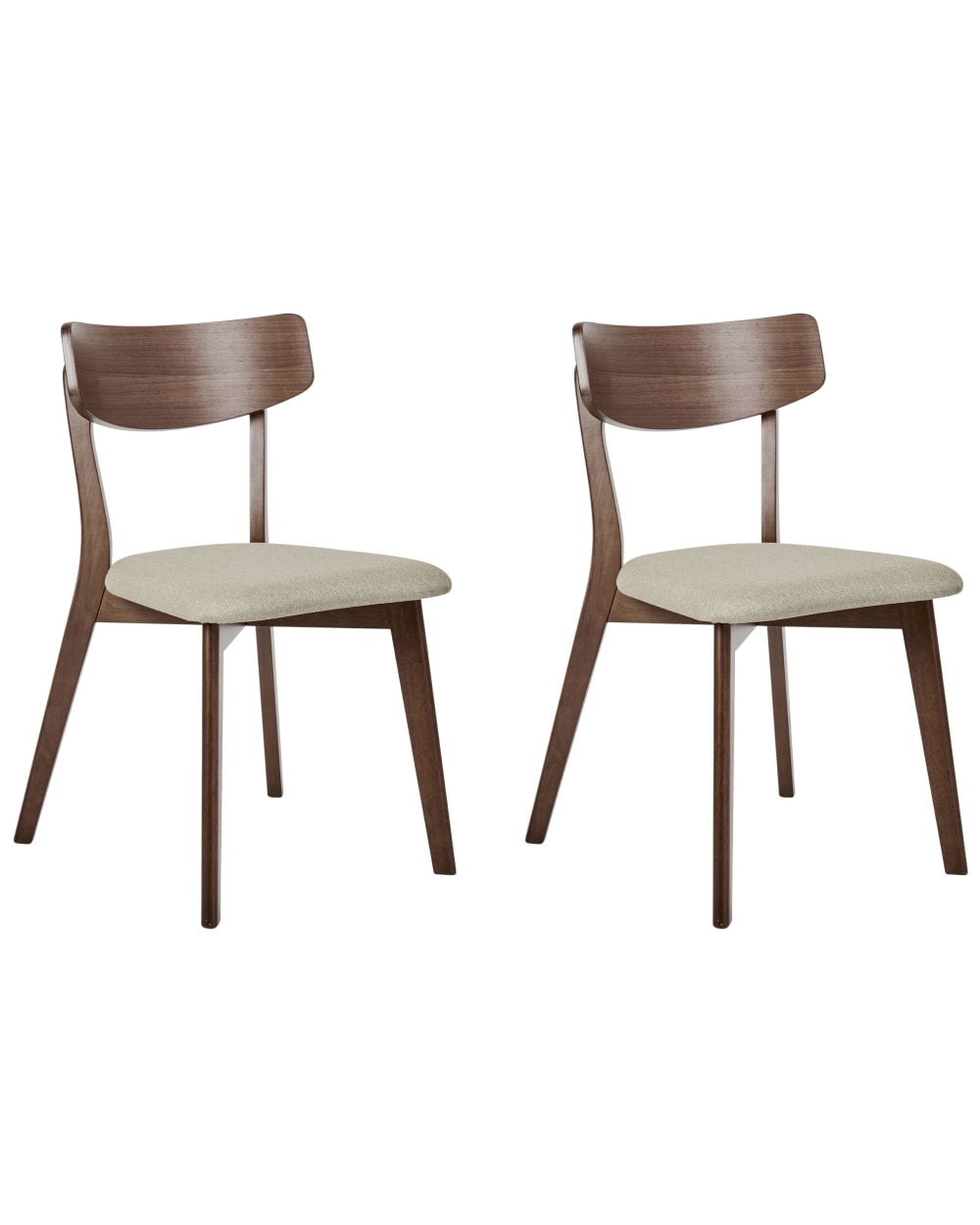 Lot 2 chaises salle - bois