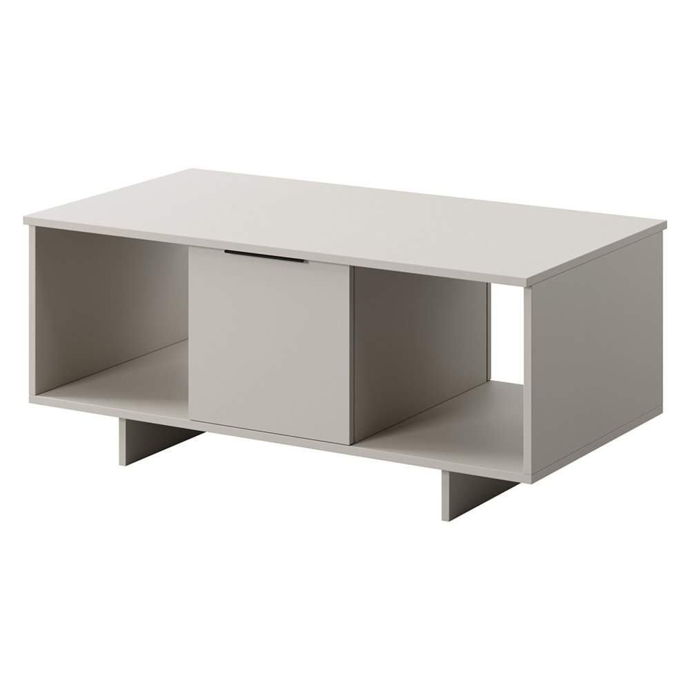 Table basse 1 porte L100cm beige