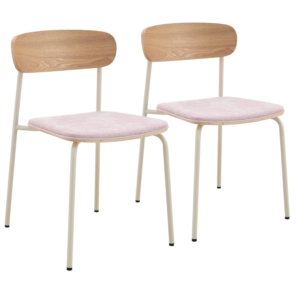 Lot de 2 chaises empilables