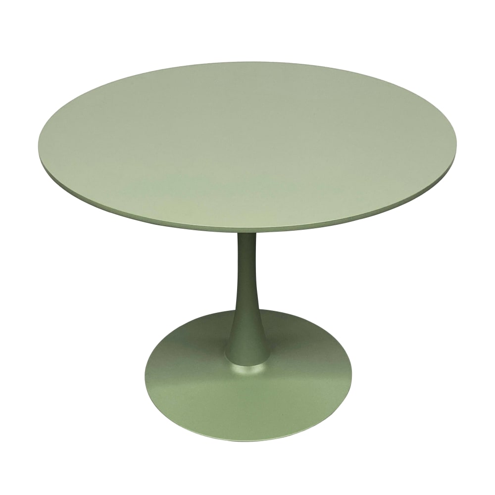 Table à manger ronde 4 personnes D100 cm vert