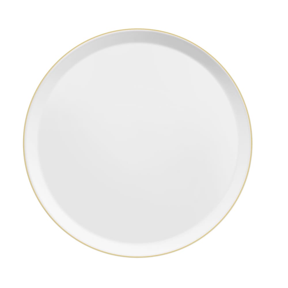 Assiette plate en porcelaine