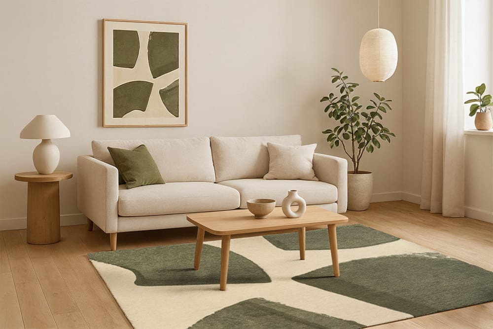Tapis salon et chambre - plat