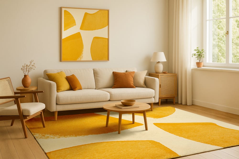 Tapis salon et chambre - plat