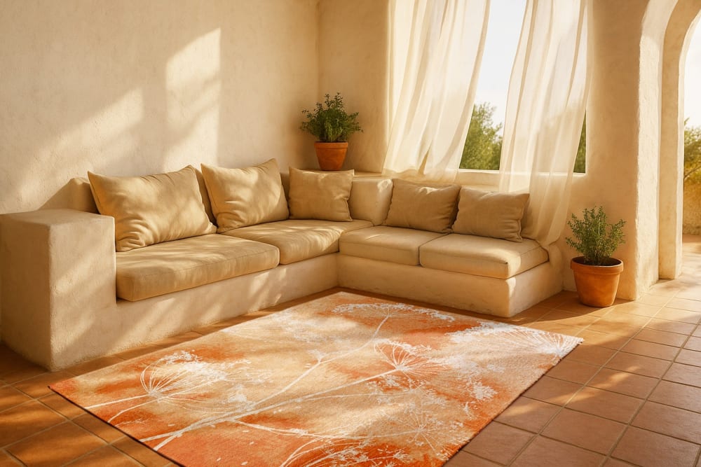 Tapis salon et chambre - plat