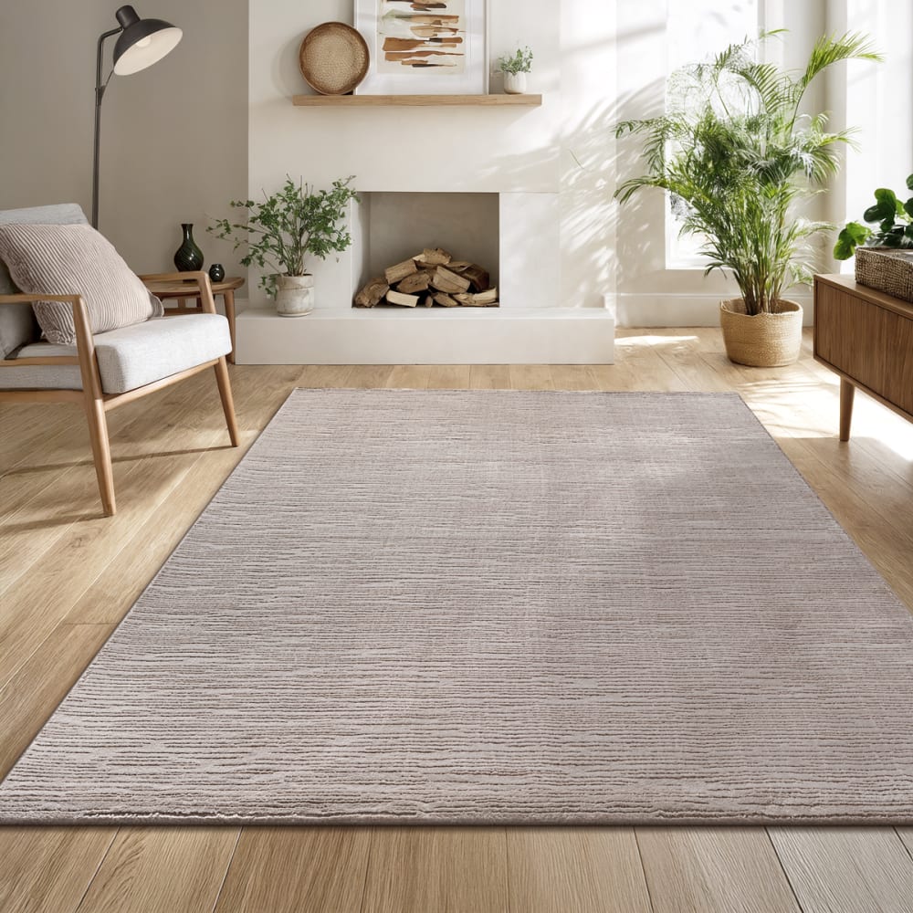 Tapis salon style moderne, beige, 160 x 230 cm — vue 3