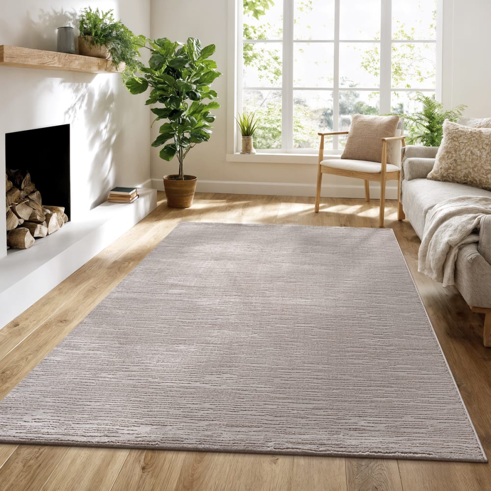 Tapis salon style moderne, beige, 160 x 230 cm — vue 4