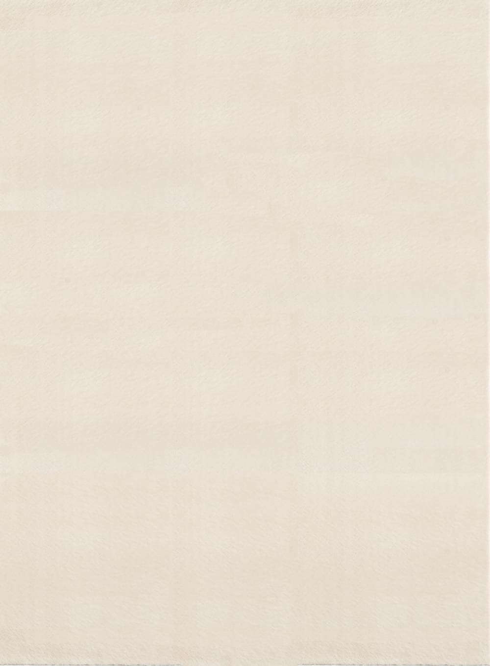 Tapis lavable moelleux élégant uni, Beige, 80 x 150 cm